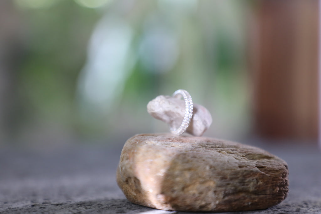 Anillo de plata .925 con circonias