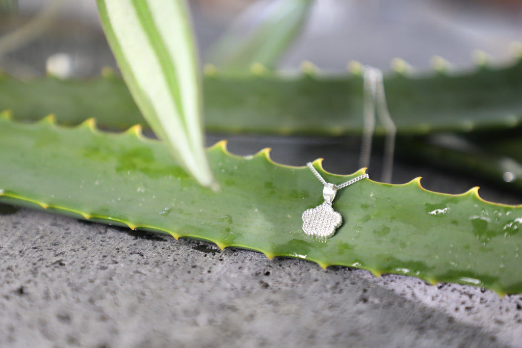 Dije de zirconias plata .925