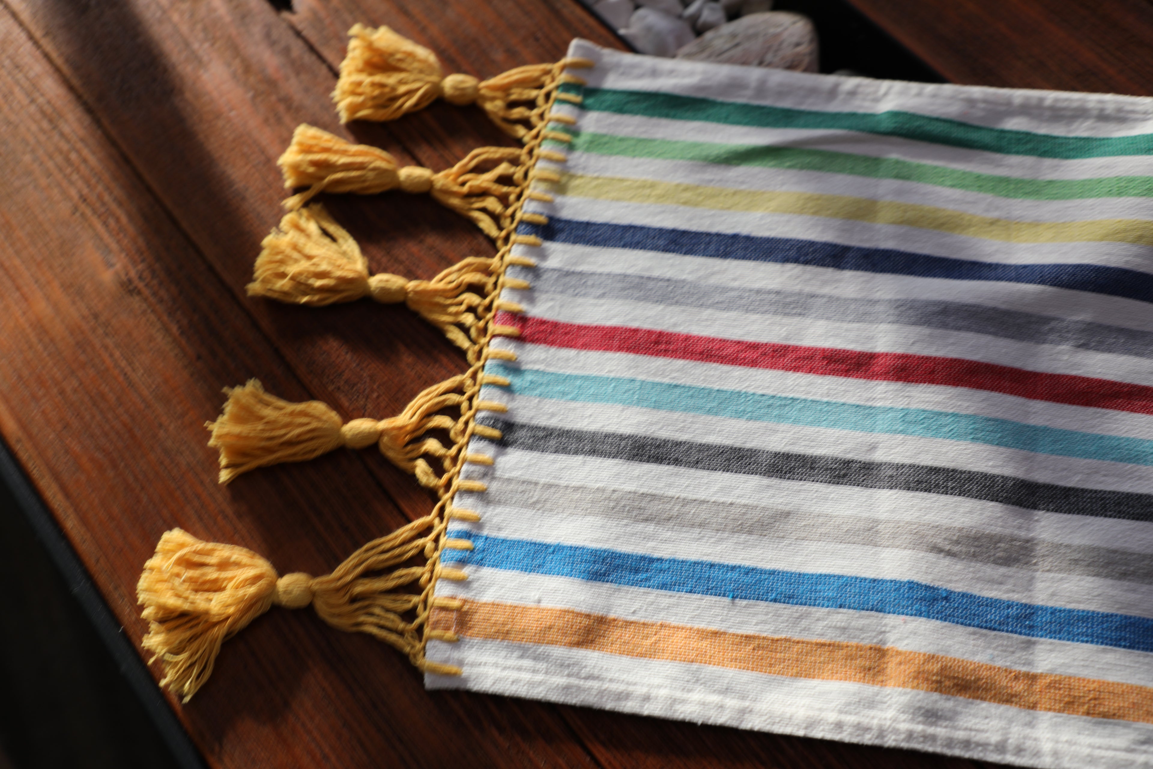 Camino de mesa rayas colores