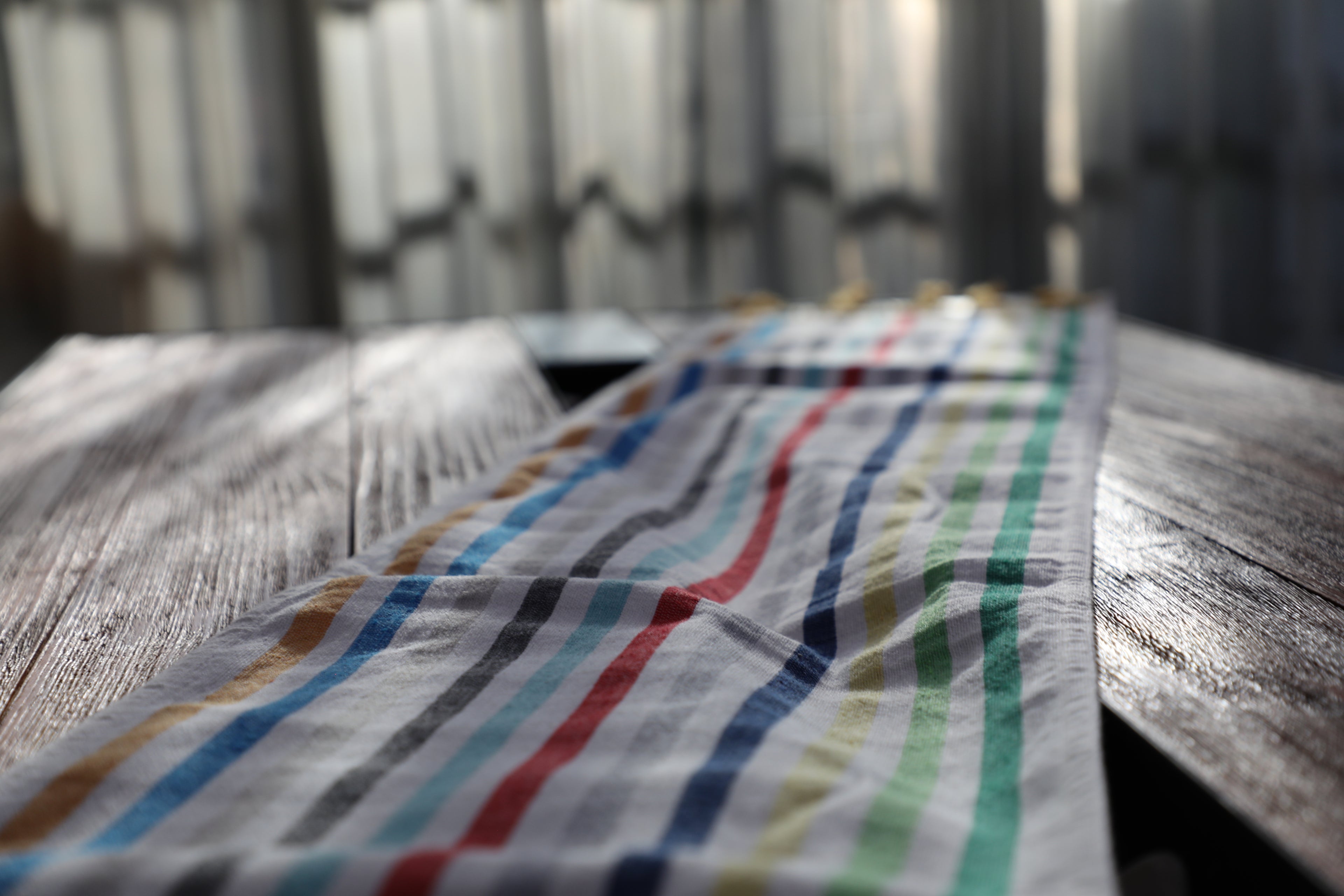 Camino de mesa rayas colores