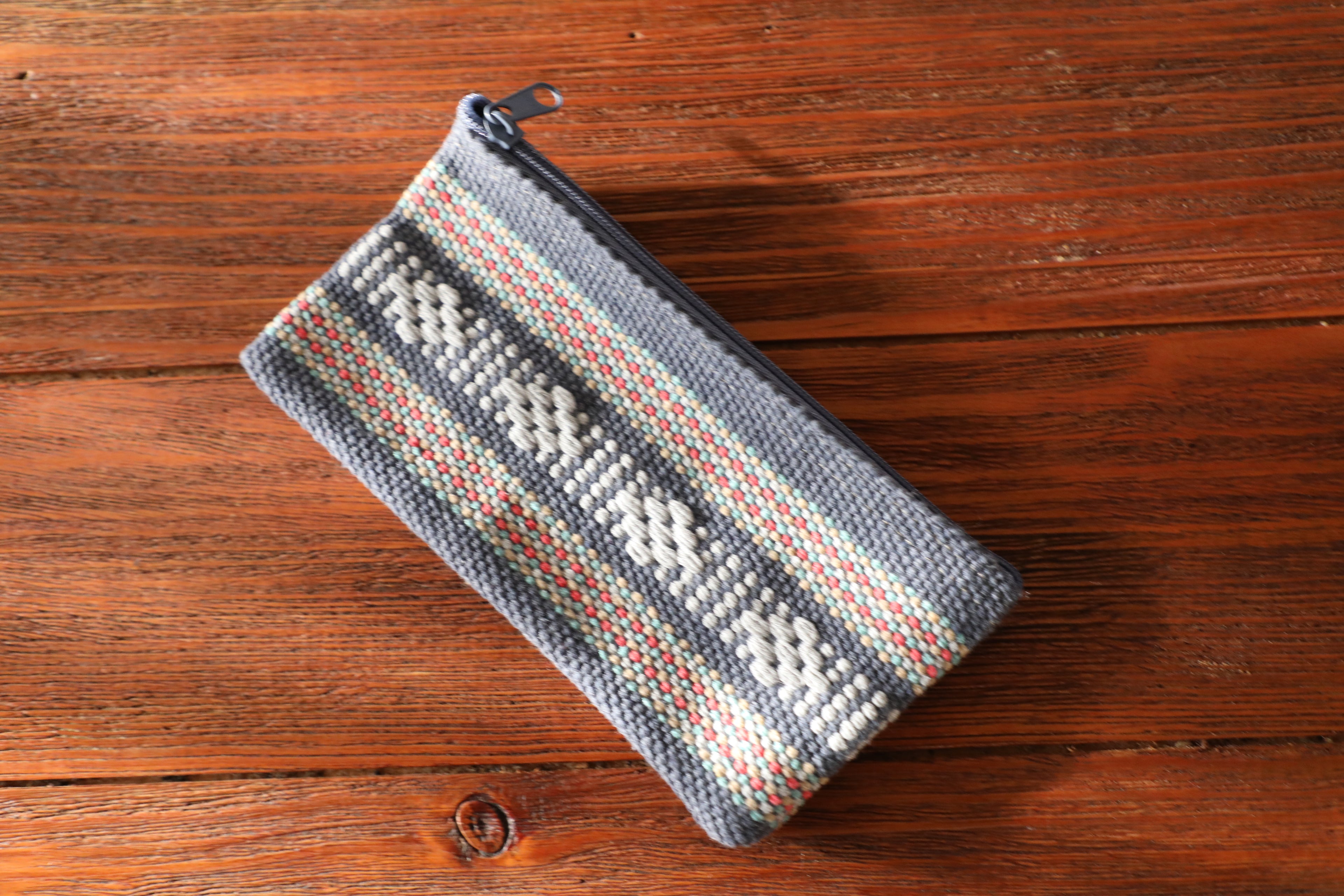 Cosmetiquera tejida en algodón