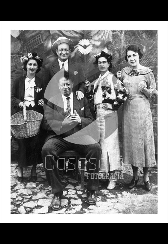 PHOTO / FOTOGRAFÍA - CRISTINA & FRIDA KAHLO CON DIEGO RIVERA