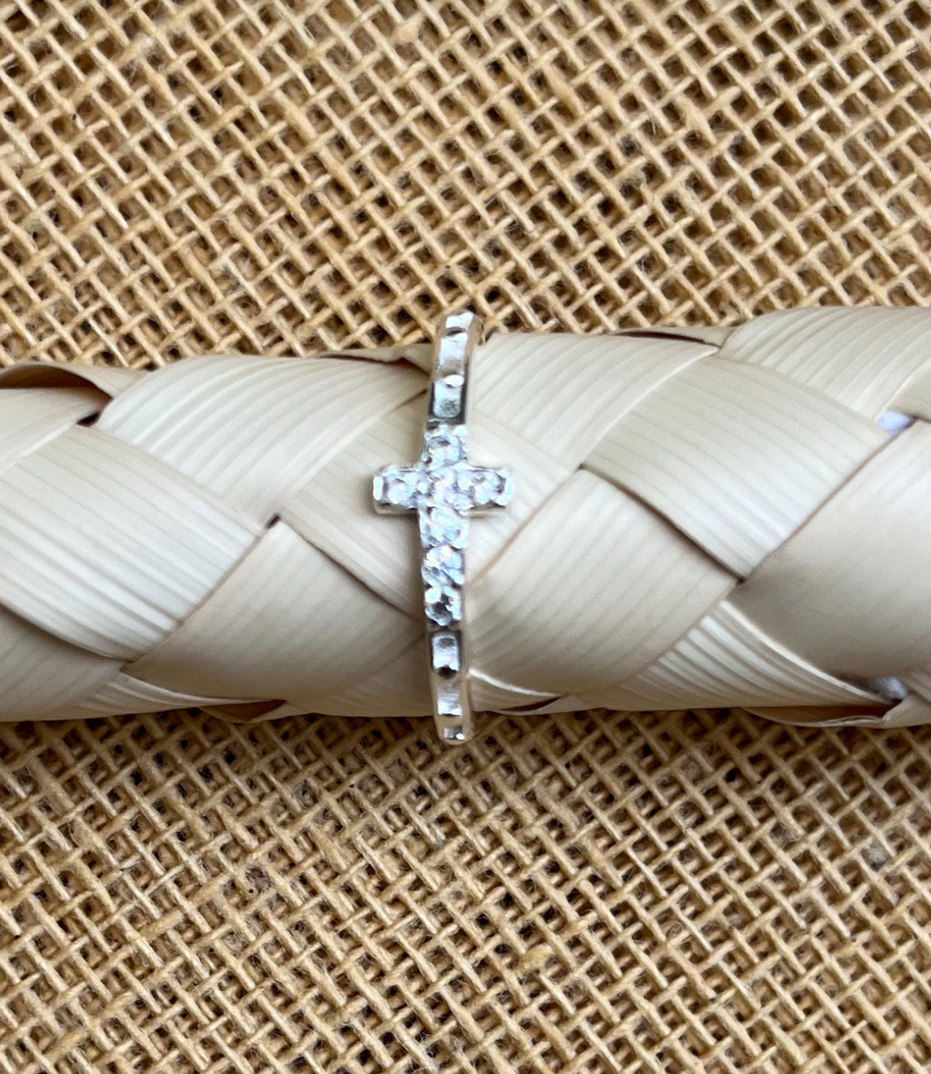 Anillo de plata .925 con circonias