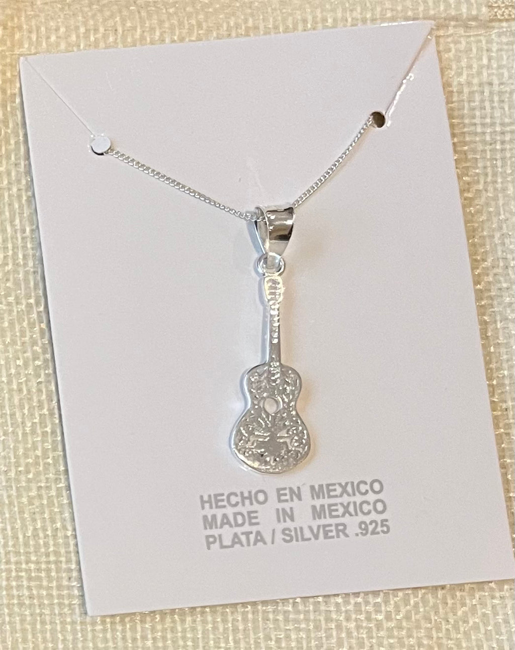 Dije de guitarra plata .925