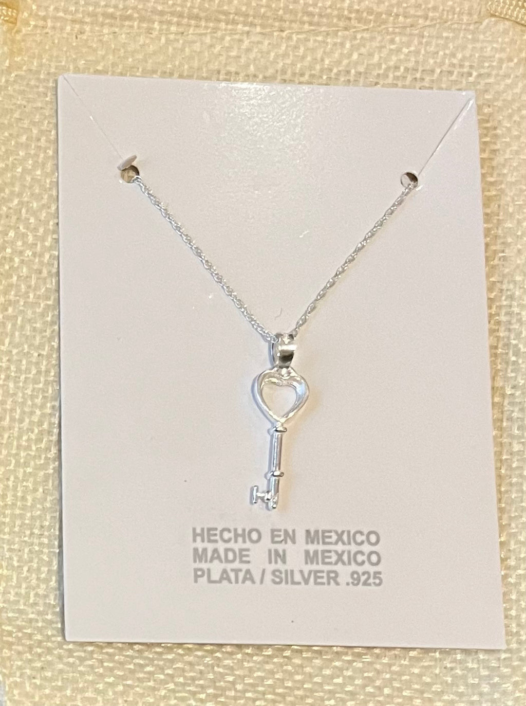 Dije de llave plata .925