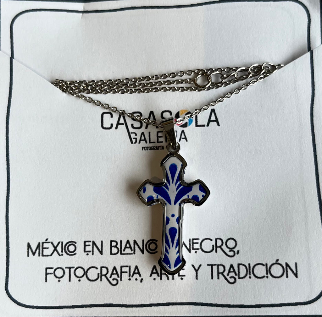 Cruz de acero inoxidable