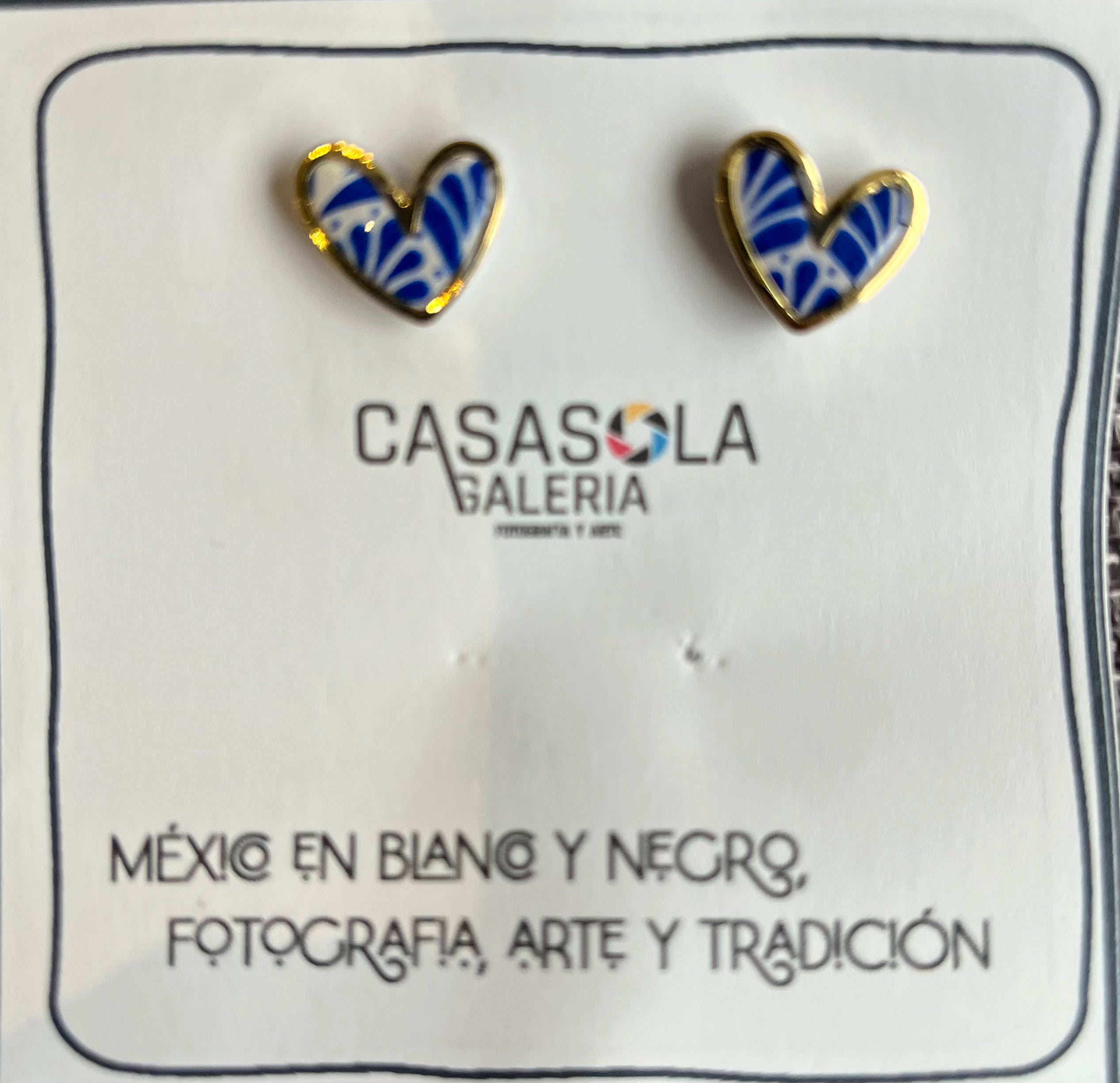 Aretes (Colgantes) de talavera