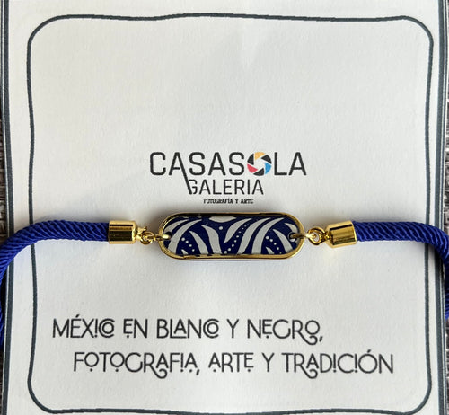 Bracelet / Pulsera de acero inoxidable con baño de oro