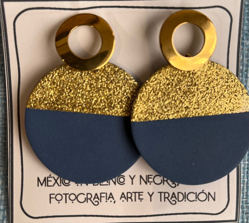 Colgantes de pasta con baño de oro