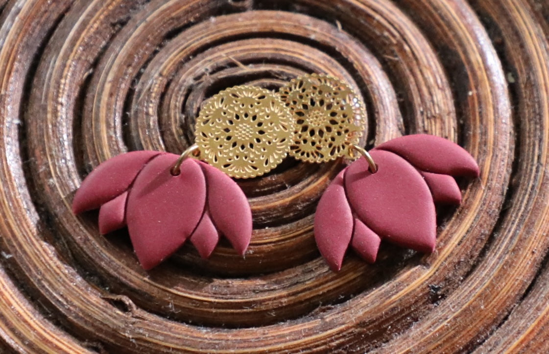 Colgantes de pasta con baño de oro