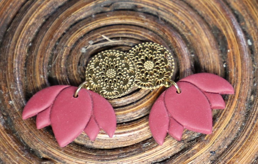 Colgantes de pasta con baño de oro