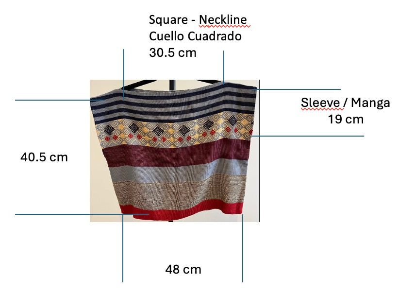 Blouse / Blusa elaborada en telar de cintura