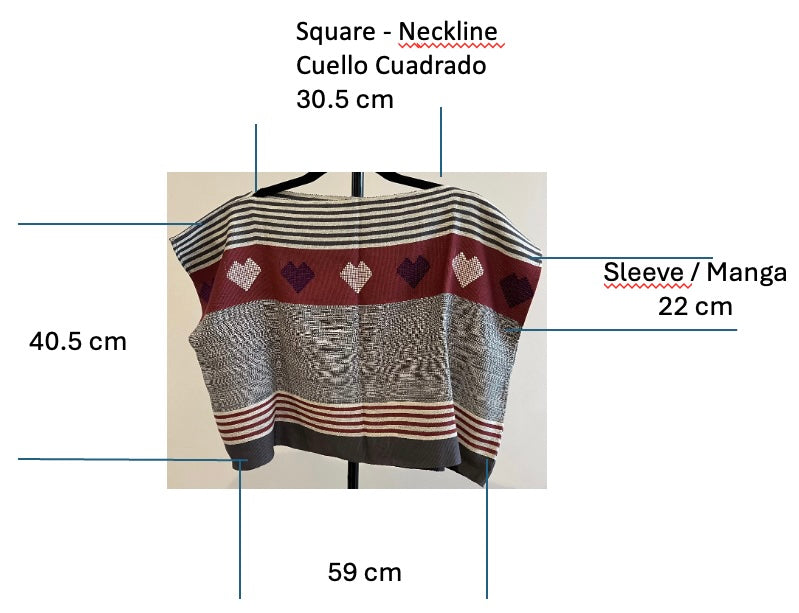 Blouse / Blusa elaborada en telar de cintura